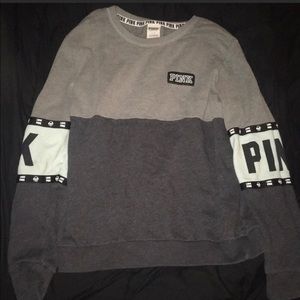 Pink bundle sweater size L leggings size M